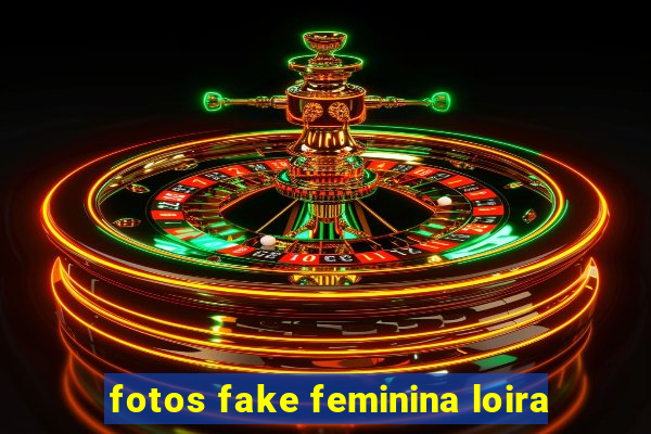 fotos fake feminina loira